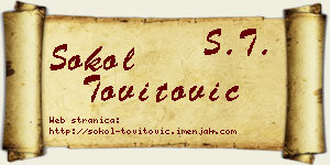 Sokol Tovitović vizit kartica